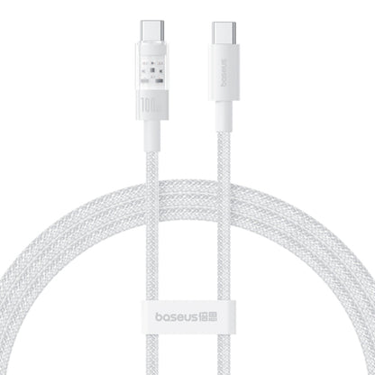 USB-C - USB-C Daten- und Ladekabel Baseus Gem, 100W, 2m, Weiß P10373000211-01