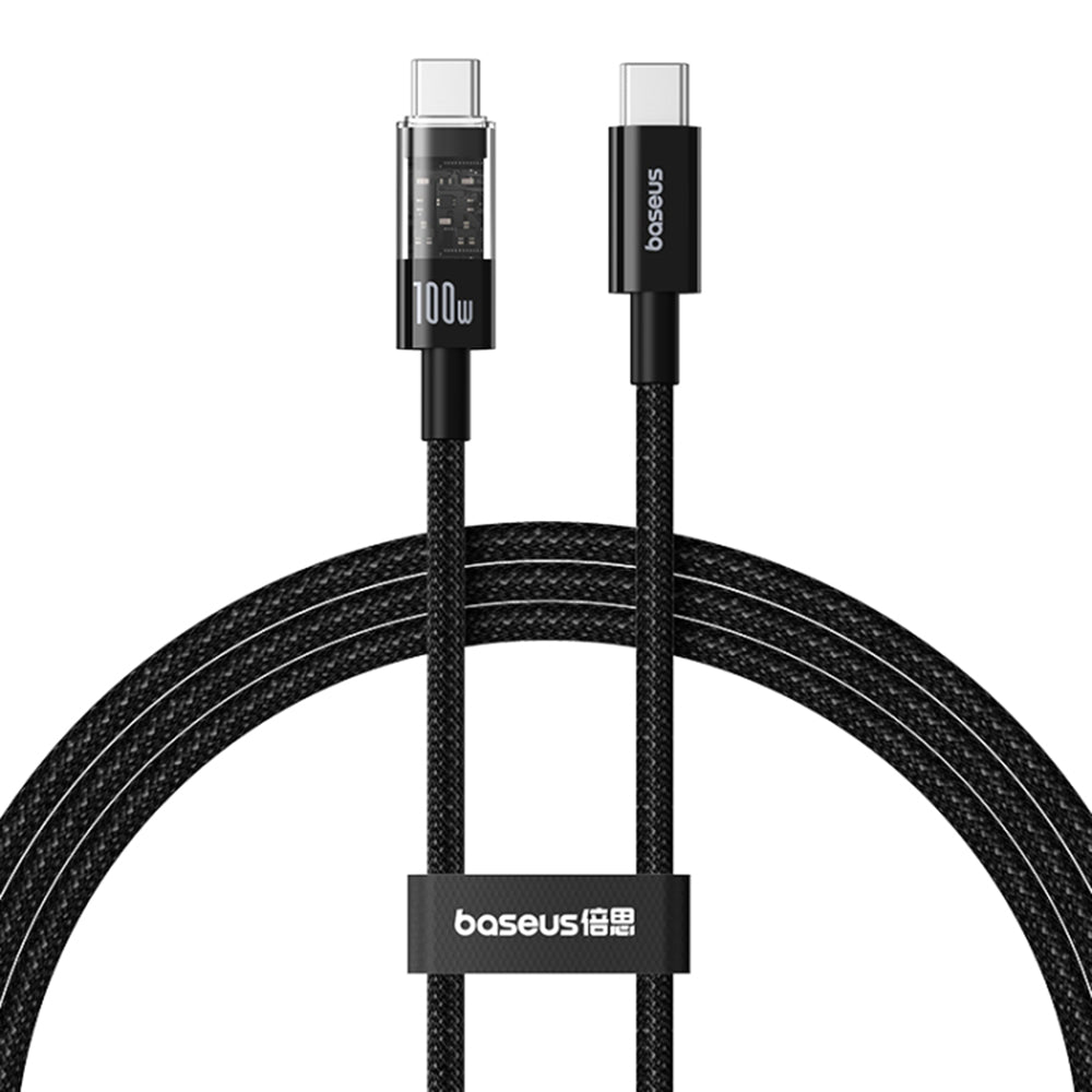 Daten- und Ladekabel USB-C - USB-C Baseus Gem, 100W, 2m, Schwarz P10373000111-01
