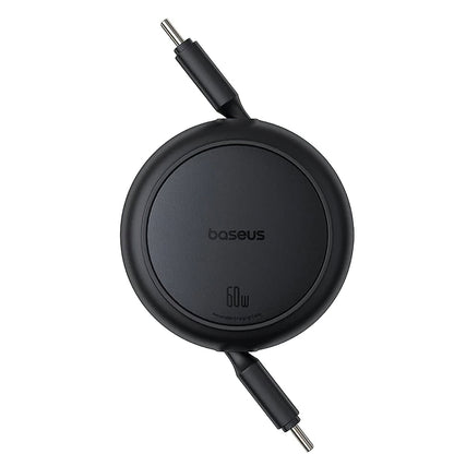USB-C Daten- und Ladekabel - USB-C Baseus Free2Pull Mini Retractable, 60W, 1m, Schwarz P10364500111-01
