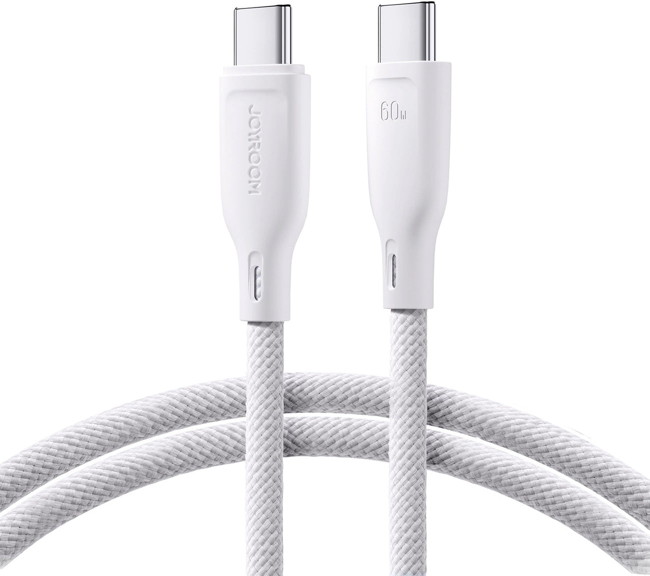 USB-C Daten- und Ladekabel - USB-C Joyroom Multi-Color S-A34, 60W, 1m, Weiß