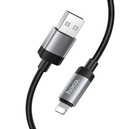 Daten- und Ladekabel USB-A - Lightning HOCO X117, 18W, 1m, Schwarz