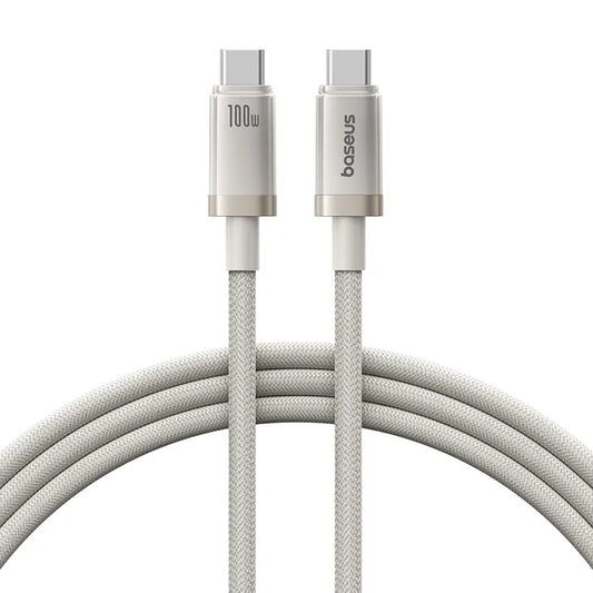 USB-C Daten- und Ladekabel - USB-C Baseus Titanium, 100W, 1m, Silber P10378100G21-00