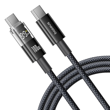 USB-C Daten- und Ladekabel - USB-C Baseus Display 2, 100W, 1m, Schwarz P10382702121-00