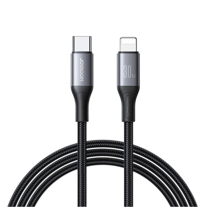 USB-C - Lightning Lade- und Datenkabel Joyroom S-A28 Flash, 30W, 1m, Schwarz