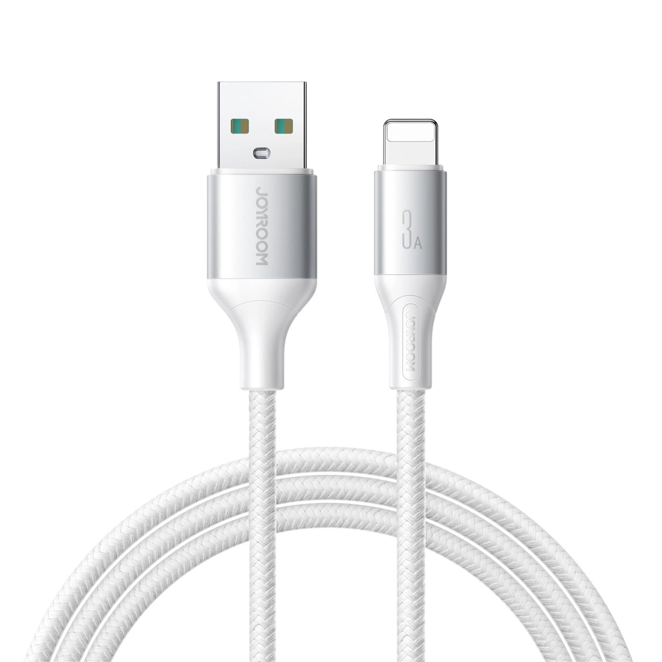 USB-A - Lightning Daten- und Ladekabel Joyroom S-A28 Flash, 18W, 2m, Weiß