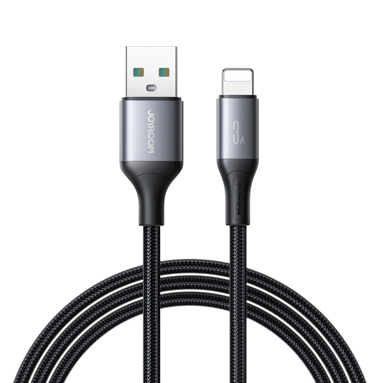 USB-A - Lightning Daten- und Ladekabel Joyroom S-A28 Flash, 18W, 2m, Schwarz