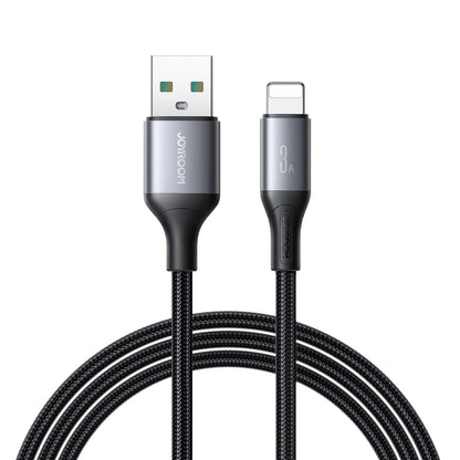 USB-A - Lightning Daten- und Ladekabel Joyroom S-A28 Flash, 18W, 2m, Schwarz