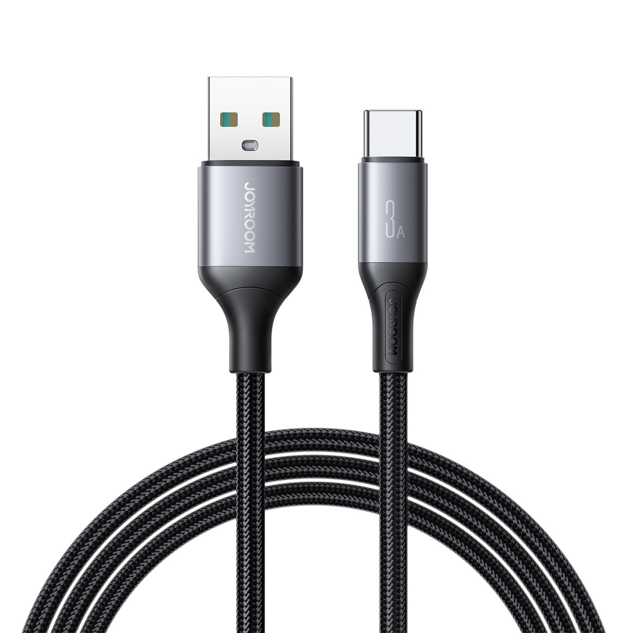 Daten- und Ladekabel USB-A - USB-C Joyroom S-A28 Flash, 30W, 2m, Schwarz