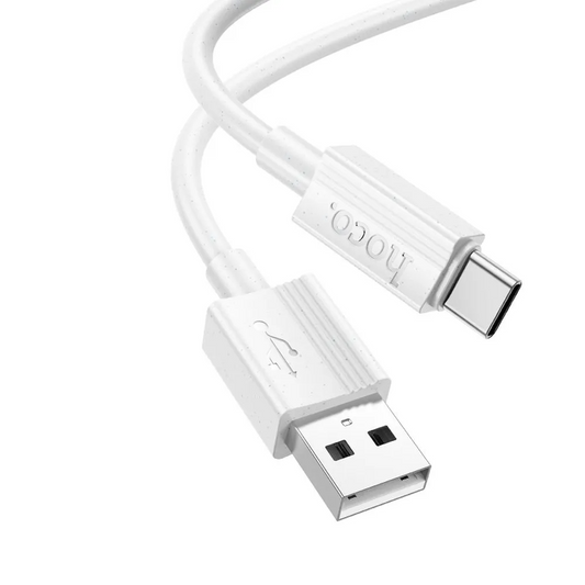 Daten- und Ladekabel USB-A - USB-C HOCO X107, 18W, 1m, Weiß