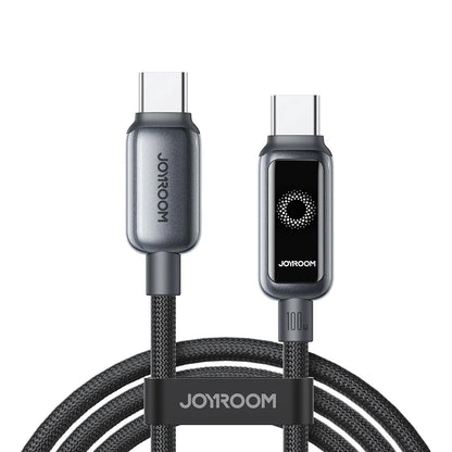 USB-C Daten- und Ladekabel - USB-C Joyroom S-A55 StarFlight Display, 100W, 1.2m, Schwarz