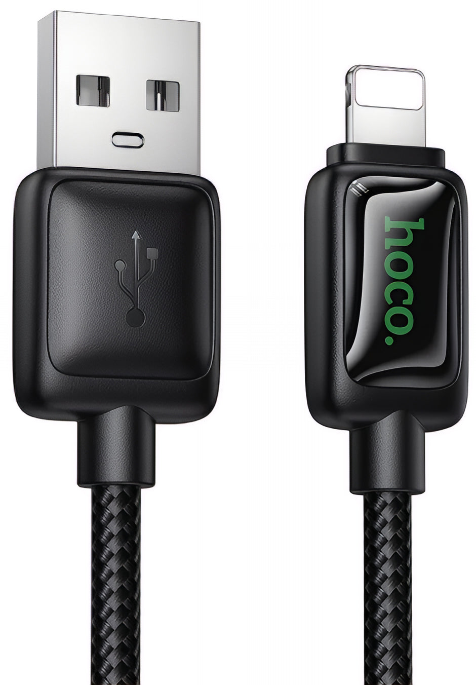 Daten- und Ladekabel USB-A - Lightning HOCO U146, 12W, 1.2m, Schwarz