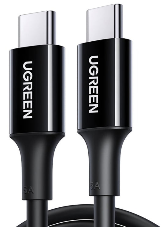 Daten- und Ladekabel USB-C - USB-C UGREEN US300, 100W, 2m, Schwarz
