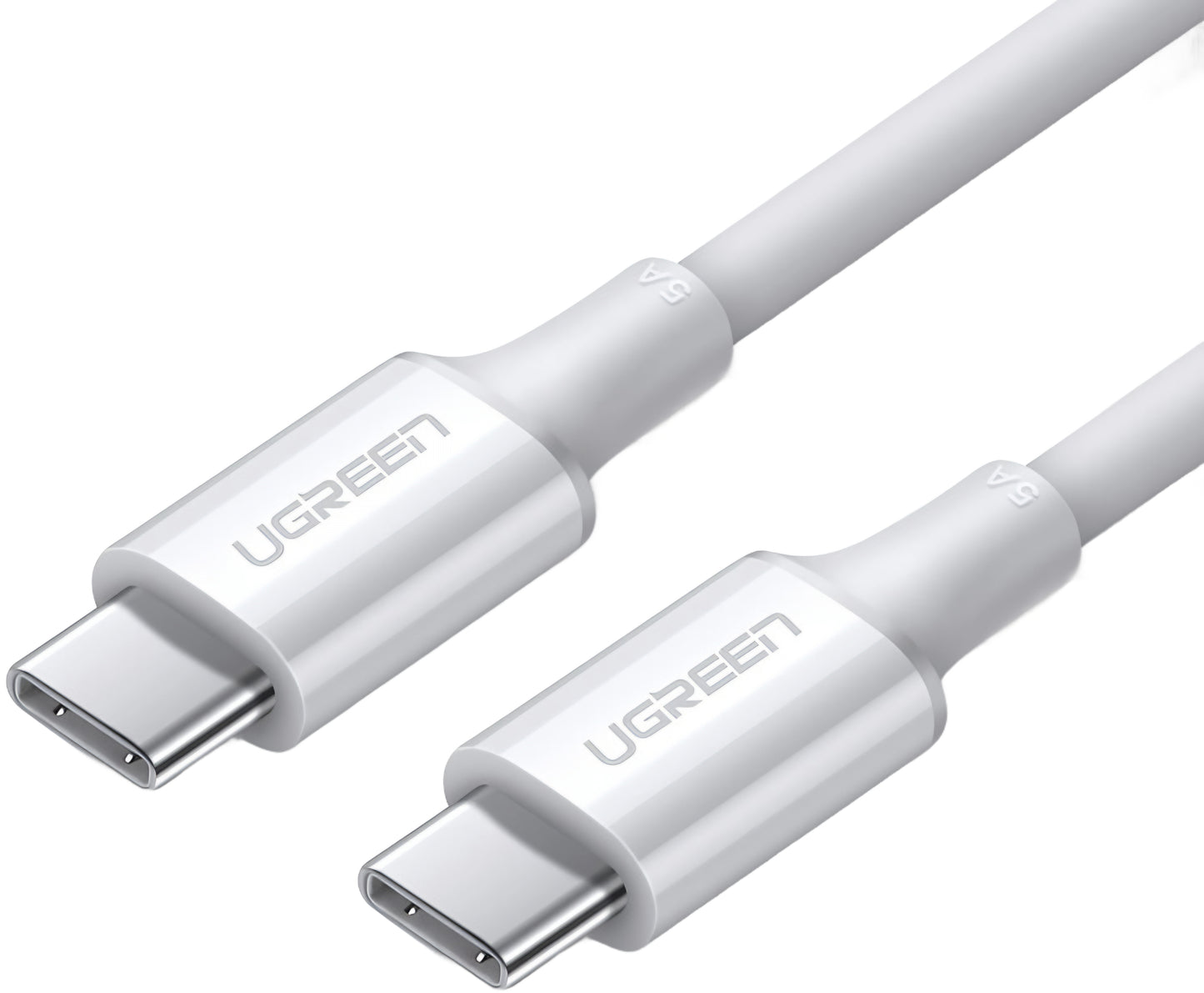 USB-C zu USB-C Daten- und Ladekabel UGREEN US300, 100W, 2m, Weiß