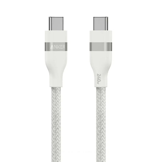 Daten- und Ladekabel USB-C - USB-C Anker, 240W, 0.9m, Weiß A82E2H21
