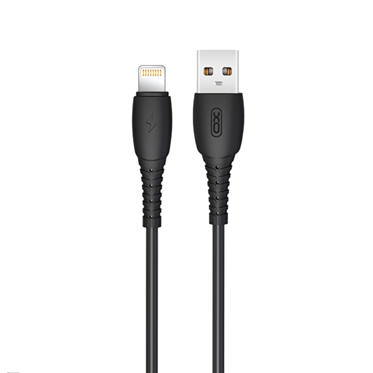 Daten- und Ladekabel USB-A - Lightning XO Design NB-P163, 18W, 1m, Schwarz