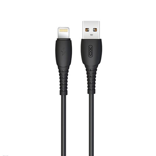 Daten- und Ladekabel USB-A - Lightning XO Design NB-P163, 18W, 1m, Schwarz