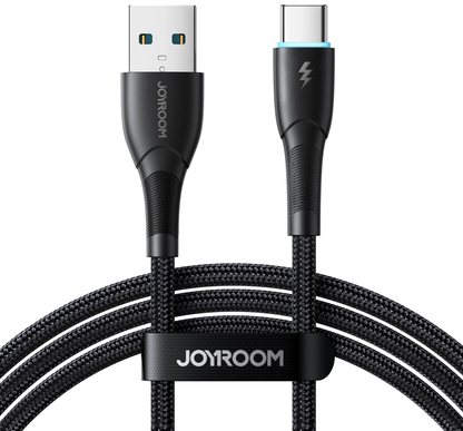 Daten- und Ladekabel USB-A - USB-C Joyroom S-A32, 18W, 1m, Schwarz