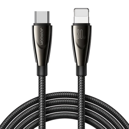 USB-C - Lightning Lade- und Datenkabel Joyroom S-A31, 30W, 1,2m, Schwarz