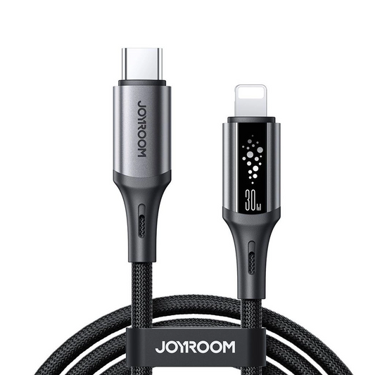 USB-C to Lightning Data and Charging Cable Joyroom S-A60 StarTalk, 30W, 1.2m, Black