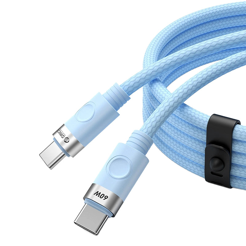 USB-C Daten- und Ladekabel - USB-C Orico CDX, 60W, 1m, Blau