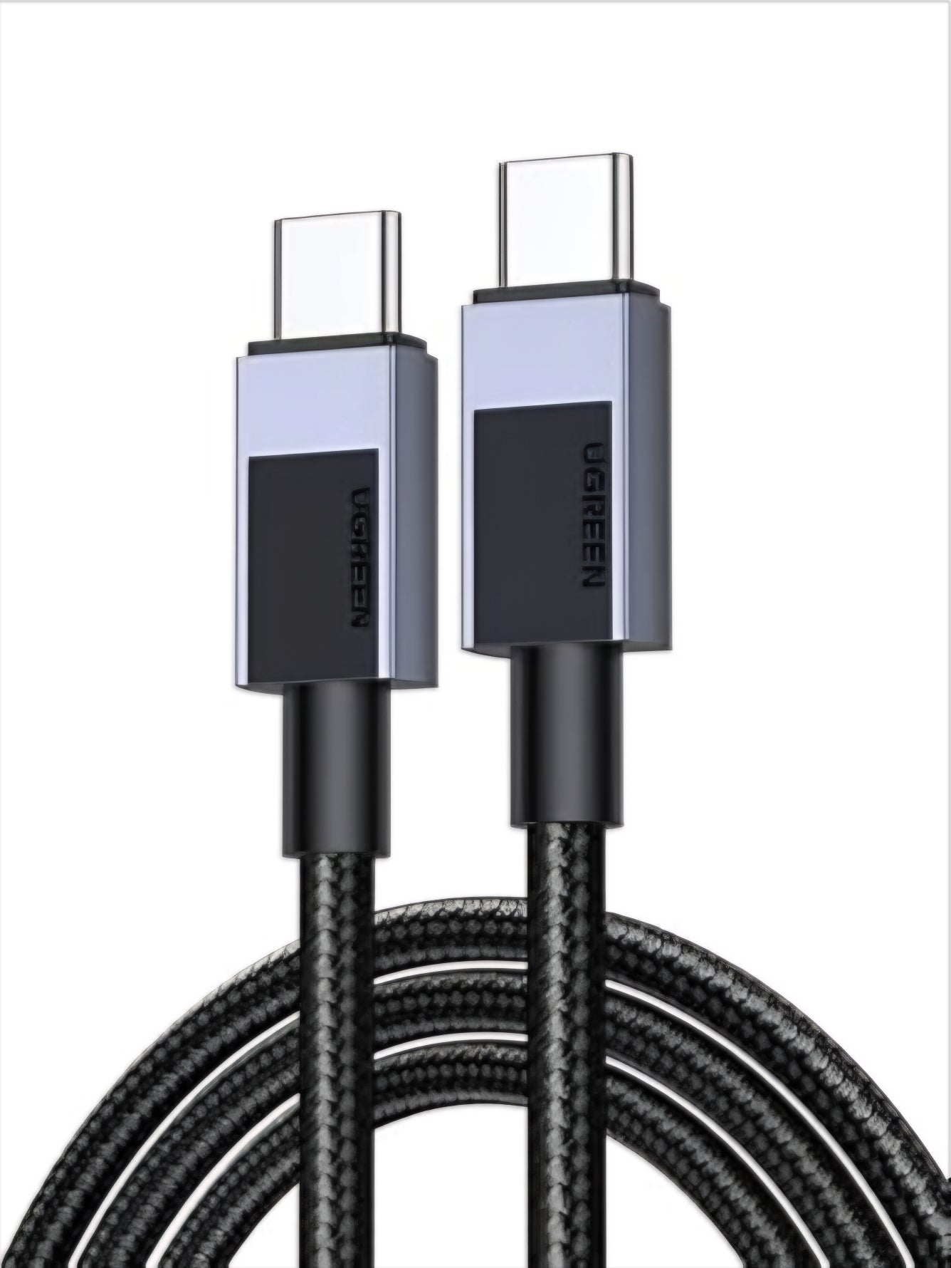 USB-C Daten- und Ladekabel - USB-C UGREEN L512, 100W, 2m, Grau