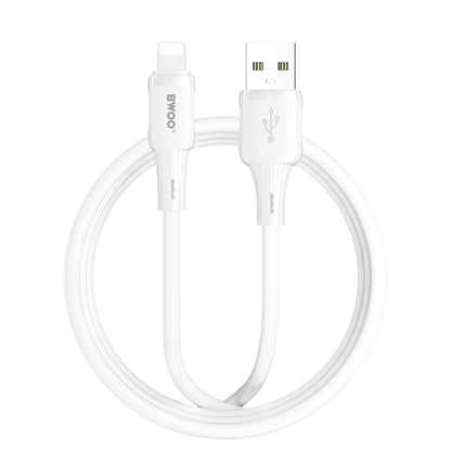 Daten- und Ladekabel USB-A - Lightning BWOO X329L, 15W, 1m, Weiß