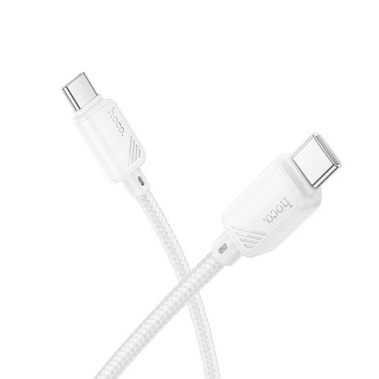 Daten- und Ladekabel USB-C - USB-C HOCO X113, 60W, 1m, Weiß
