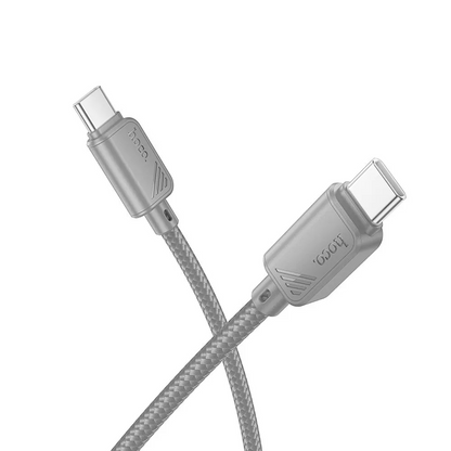 Daten- und Ladekabel USB-C - USB-C HOCO X113, 60W, 1m, Grau