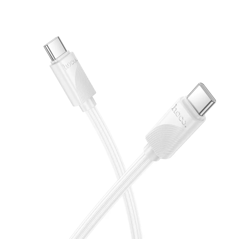 Daten- und Ladekabel USB-C - USB-C HOCO X114, 60W, 1m, Weiß