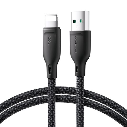 Daten- und Ladekabel USB-A - Lightning Joyroom S-A34, 18W, 1m, Schwarz