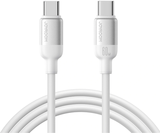 Daten- und Ladekabel USB-C - USB-C Joyroom S-A62 Lively, 60W, 1,2m, Weiß