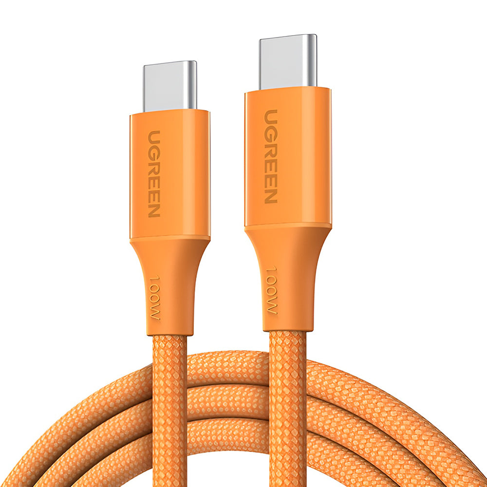 Daten- und Ladekabel USB-C - USB-C UGREEN L502, 100W, 1m, Orange