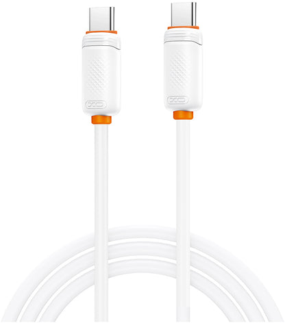 Daten- und Ladekabel USB-C - USB-C XO Design NB-Q302B, 60W, 1m, Weiß