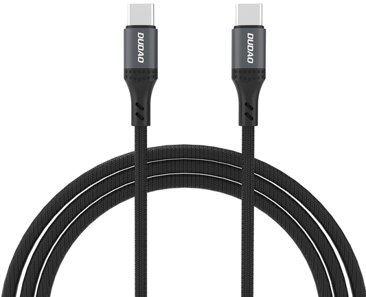 Daten- und Ladekabel USB-C - USB-C Dudao L3CC, 60W, 1,2m, Schwarz