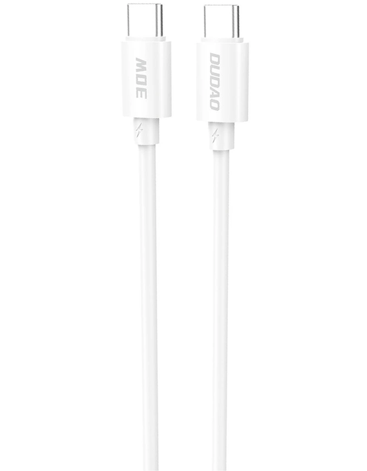 Daten- und Ladekabel USB-C - USB-C Dudao L4C, 30W, 2m, Weiß