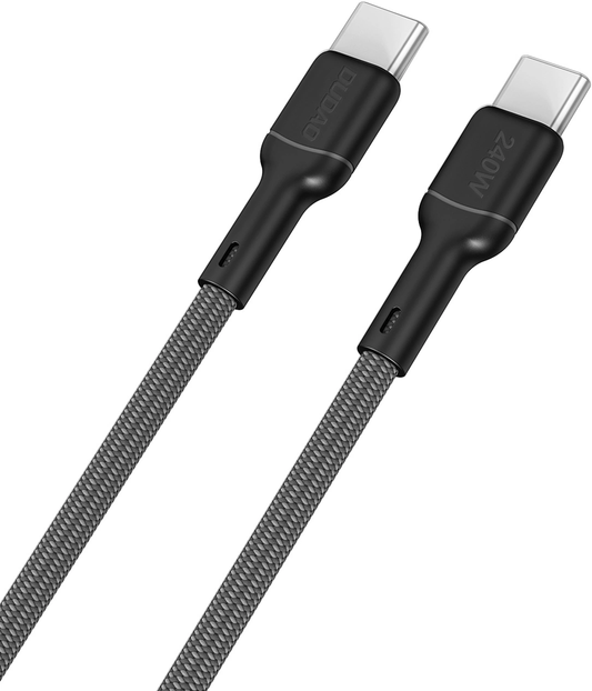 Daten- und Ladekabel USB-C - USB-C Dudao L9C Max, 240W, 2m, Schwarz