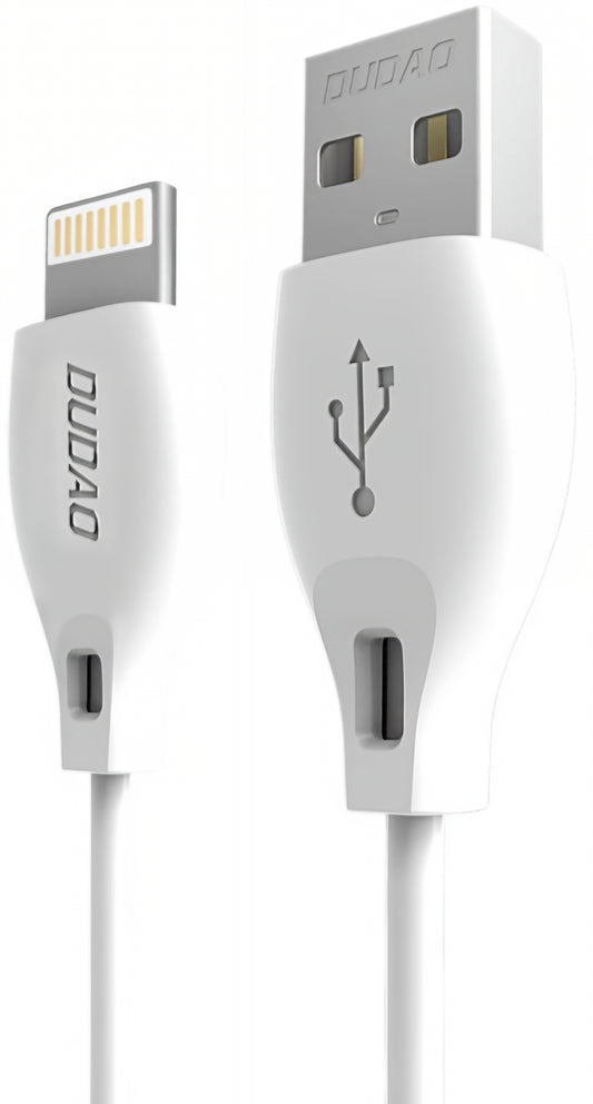 Daten- und Ladekabel USB-A - Lightning Dudao L4L, 18W, 1m, Weiß