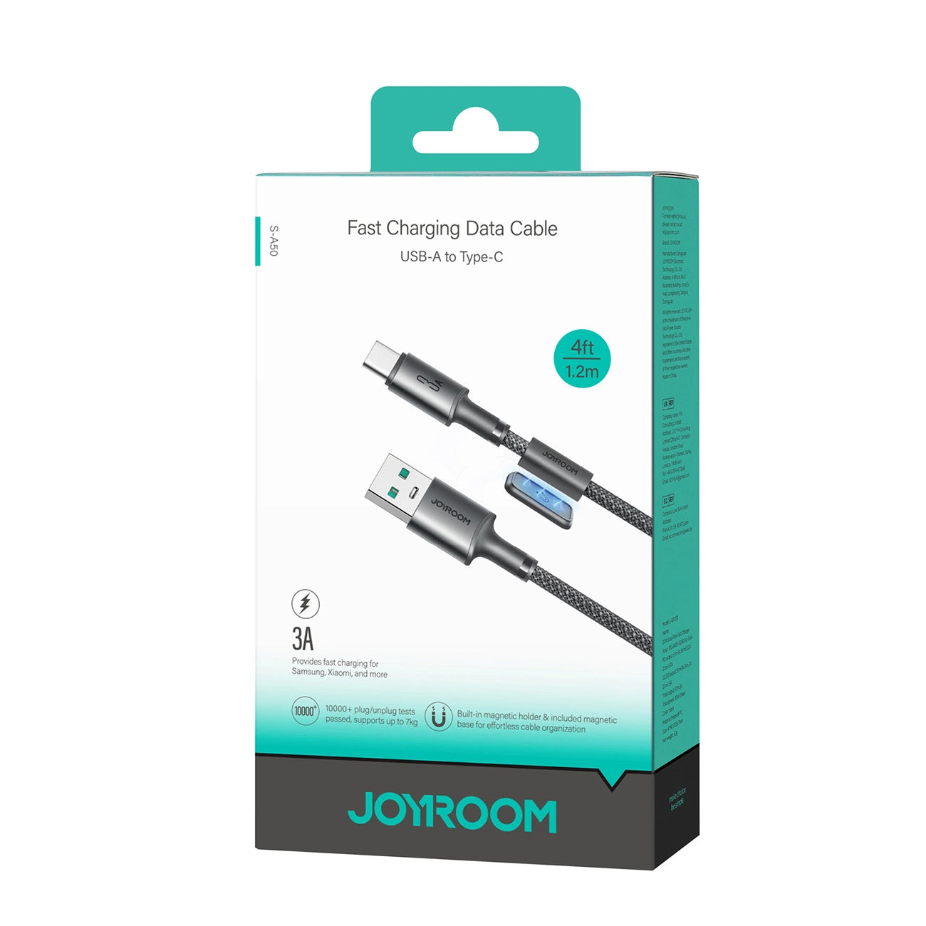 Daten- und Ladekabel USB-A - USB-C Joyroom S-A50, 60W, 1.2m, Grau