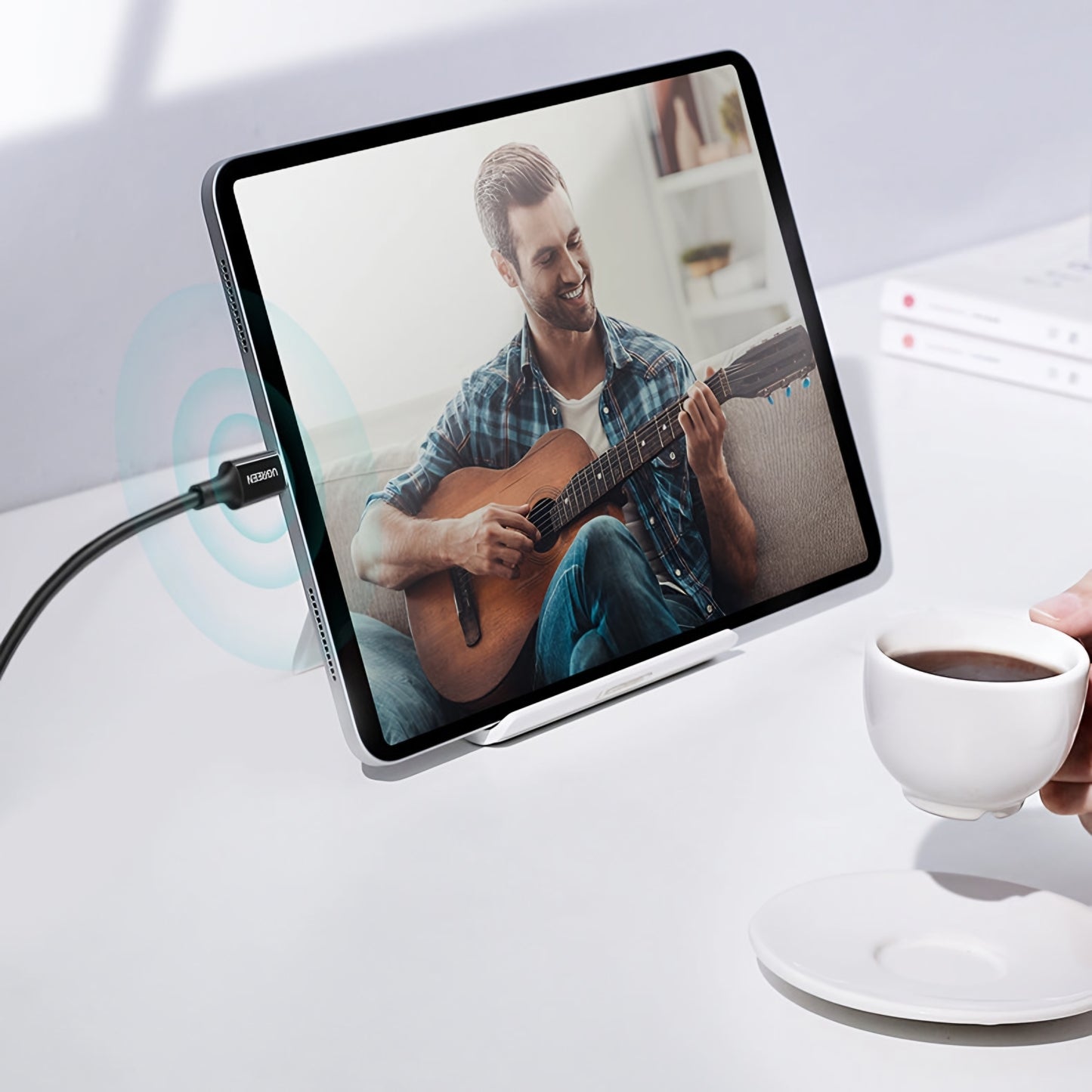 USB-C zu USB-C Daten- und Ladekabel UGREEN US300, 100W, 2m, Weiß