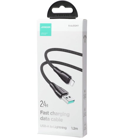 USB-A - Lightning Lade- und Datenkabel Joyroom S-A11, 18W, 1.2m, Schwarz