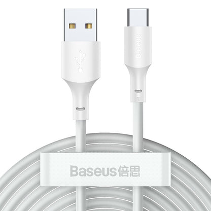 Daten- und Ladekabel USB-A - USB-C Baseus, 40 W, 1,5 m, Weiß TZCATZJ-02