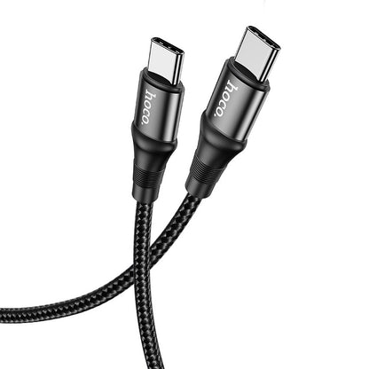 Daten- und Ladekabel USB-C - USB-C HOCO X50, 100 W, 1 m, Schwarz