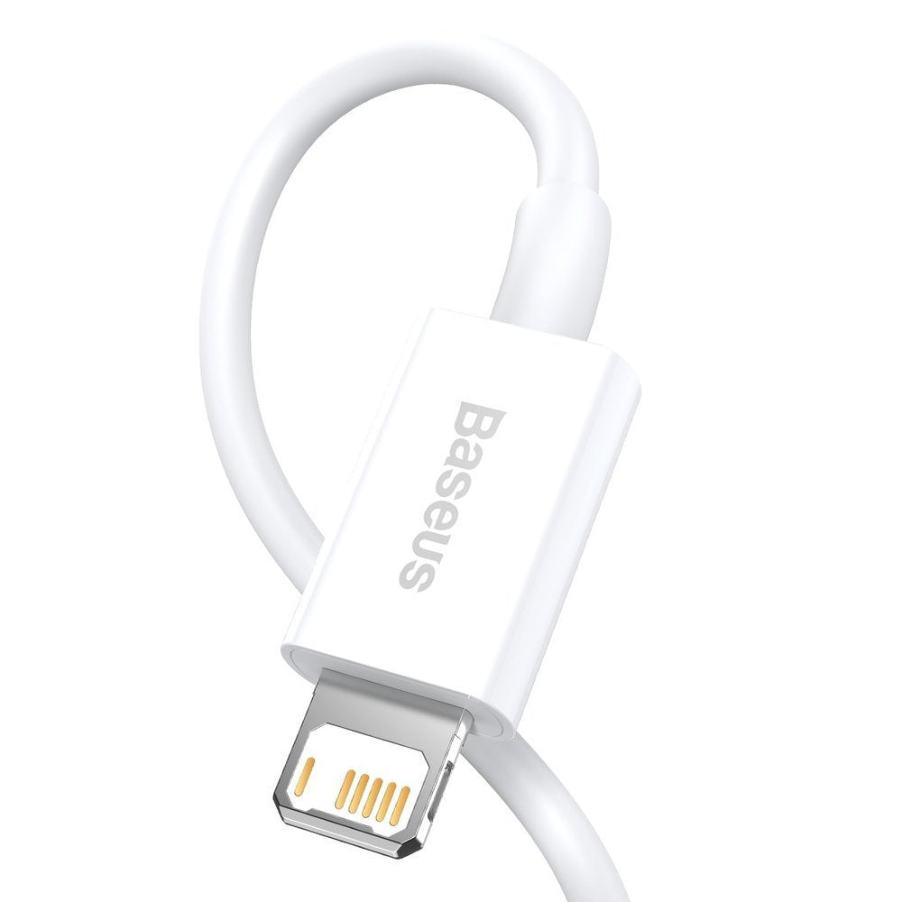 Daten- und Ladekabel USB-A – Lightning Baseus Superior Series, 20 W, 1,5 m, Weiß CALYS-B02