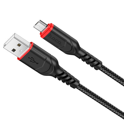 Daten- und Ladekabel USB-A – microUSB HOCO X59 Victory, 18 W, 1 m, Schwarz