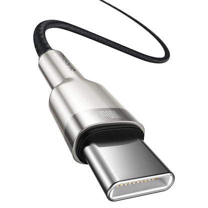 USB-C Daten- und Ladekabel - USB-C Baseus Cafule, 100W, 2m, Schwarz CATJK-D01