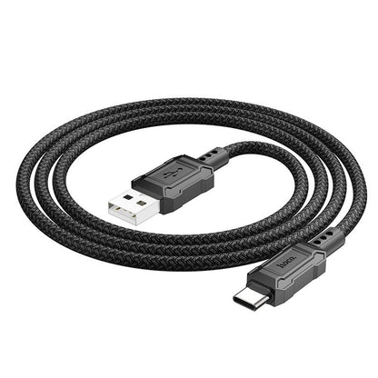 Daten- und Ladekabel USB-A - USB-C HOCO Leader X94, 18 W, 1 m, Schwarz