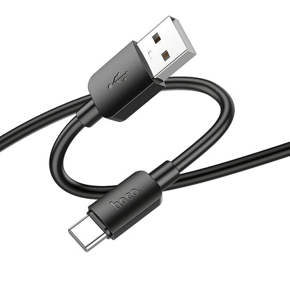 Daten- und Ladekabel USB-A - USB-C HOCO X96, 27W, 1m, Schwarz