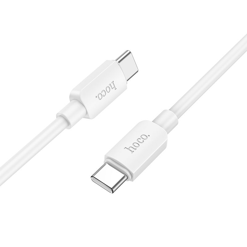 Daten- und Ladekabel USB-C - USB-C HOCO X96, 60 W, 1 m, Weiß