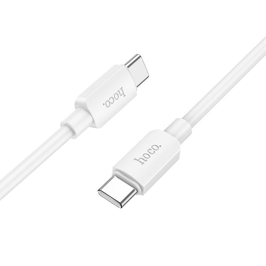 Daten- und Ladekabel USB-C - USB-C HOCO X96, 60 W, 1 m, Weiß