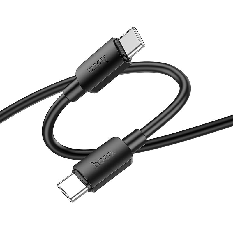 Daten- und Ladekabel USB-C - USB-C HOCO X96, 60 W, 1 m, Schwarz